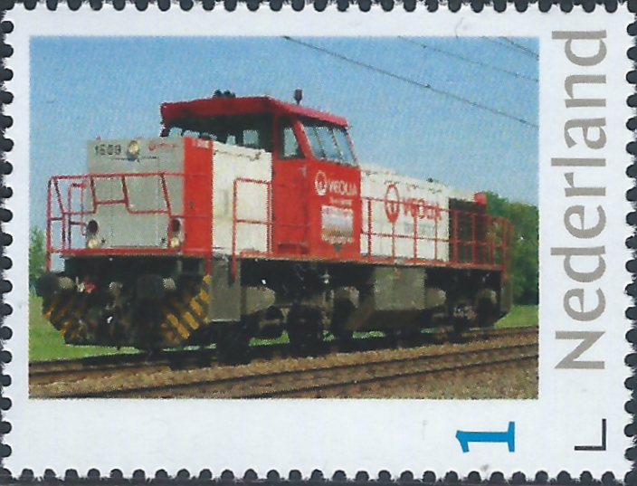 year=2019, Dutch personalised stamp with Dutch loco